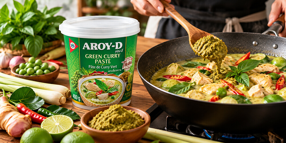 Aroy-D Zelená kari pasta
